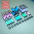 100pcs Single Cell 18650 Battery Holder Spacer Black Plastic Lithium Cell Bracket by Electria. 