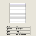 Spiral Notebook / Pad Ex C - Pack of 2 Pcs - Copy Size - Imported Paper. 