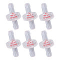 10Pcs Anti Backflow Check Valve One Way PP Plastic Non Return Diaphragm Barb for Air Intake Feed Hose Pipe Fitting. 