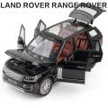 Big Range Rover- Vogue 1:24 XLG Die Cast Metal Model Cars Collectable Alloy Luxury Toy Car 8 inch Black die-cast. 