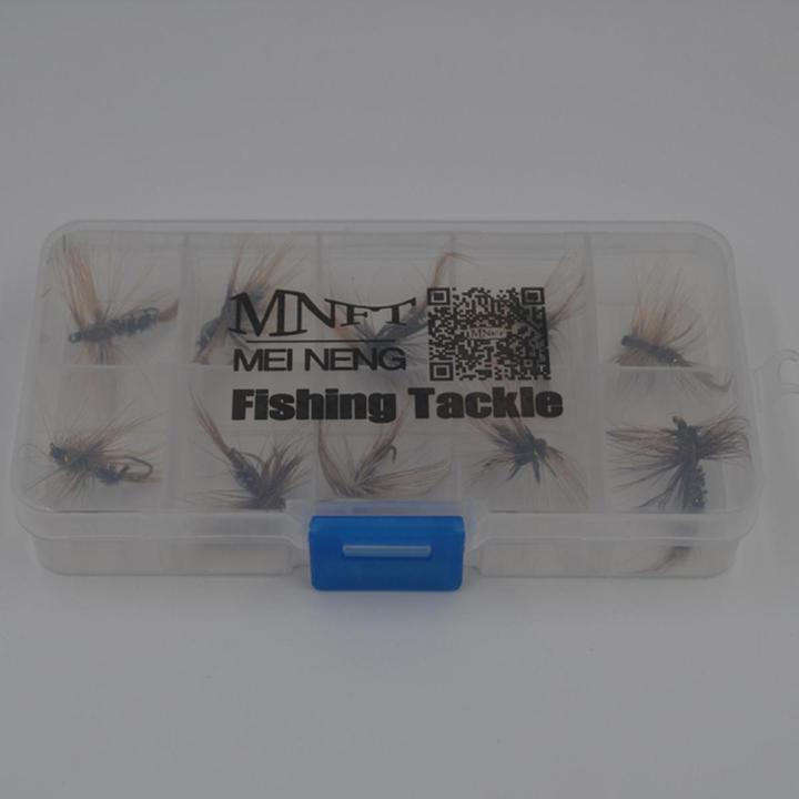 MNFT 10Pcs/Lot 8# Brown Hackle Golden Herl Rib Dark Peacock Nymph Bait Trout Fly Fishing Flies Lures