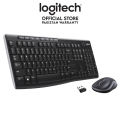 Logitech MK270 Wireless Keyboard & Mouse Combo (Black). 
