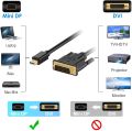 Rankie Mini DisplayPort (Mini DP) to DVI Cable Thunderbolt Compatible  6 Feet. 
