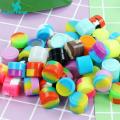 Elastic Silicone Storage Container Multi-use Silicone Storage Jars Non-stick Microwave Freezer Safe 50/20/10 Pcs Silicone Storage Containers. 