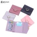 Love Heart Wallet Women Fashion Purse Mini Coin Purse Simple Girl Wallets Money Pocket Card Holder Female Wallets Bag. 