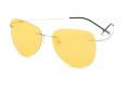 100% Titanium Polarized Sunglasses Super Light Brand Designer Polarization Sun Glasses Rimless Gafas Men Eyewear. 