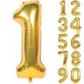 Foil Numbers Large Balloons (16 inch) | Foil Digit Birthday Balloon large (16 inch) | Happy Birthday Party | Wedding Anniversary | Decorations Air inflated Figure Balloon - 0,1,2,3,4,5,6,7,8,9.. 