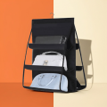 Hanging Storage Bags Large Capacity Organizer Wardrobe Transparent Storage Bag Door Wall Sundry Shoe Bag Hanger Pouch​​​​​​​ Hanging Storage Bags Double-Sided Organizer 6 Pockets Storage Closet Organizer Space-Saving Storage Home Organization V. 
