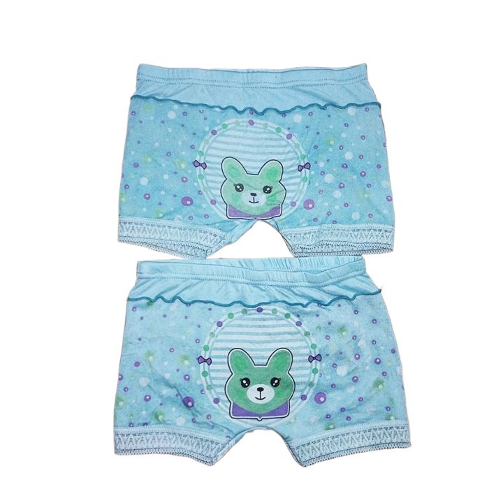 Pack of 2 - Kids Panty Underwear for Toddler Girls (Girls Boxer Underwear)