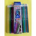 One Pack of Metallic Lead Pencils (12Pcs). 
