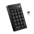 Wireless numeric keypad 22-key with ESC calculator TAB = function key wireless keyboard. 