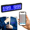 Customizable LED badge holder Multicolor Lightweight LED display name tag -efficient Portable Digital programmable badge for. 