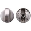 Brushed Metal Gas Stove Knobs Cooker Control Switch Range Oven Knobs Cooktop Burner Knob Switch(16Pcs 6mm Shaft Core). 