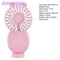 Amamia Mini USB Fan with Phone Holder Indoor Outdoor Portable USB Fan. 