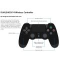 Sony PS4 Dualshock 4 Jet Black Wireless Game Controller for PlayStation 4. 