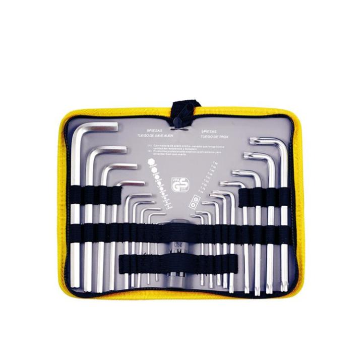 20PCS%20HEX%20&%20TORX%20WRENCH%20SET%20Chrome%20Vanadium%206150,%20Heat%20Treated,%20Chrome%20Plated%20With%20a%20Canvas%20Bag%20Double%20Blister%20Packaging%20-%20UYUSTOOLS%20YAX020%20-%20Image%207