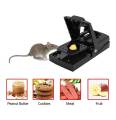 Pack of 2 Reusable Plastic Mouse Catcher, Quick and Effective Mouse Snap Trap. 