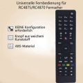 Replacement Remote Control for Telefunken TV RC4875/RC4870. 