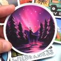 10 Pcs/Pack Camping Travel Wilderness Adventure Outdoor Landscape Waterproof Stickers for laptop Bike Car TV LCD Fridge Skateboard Guitar. 