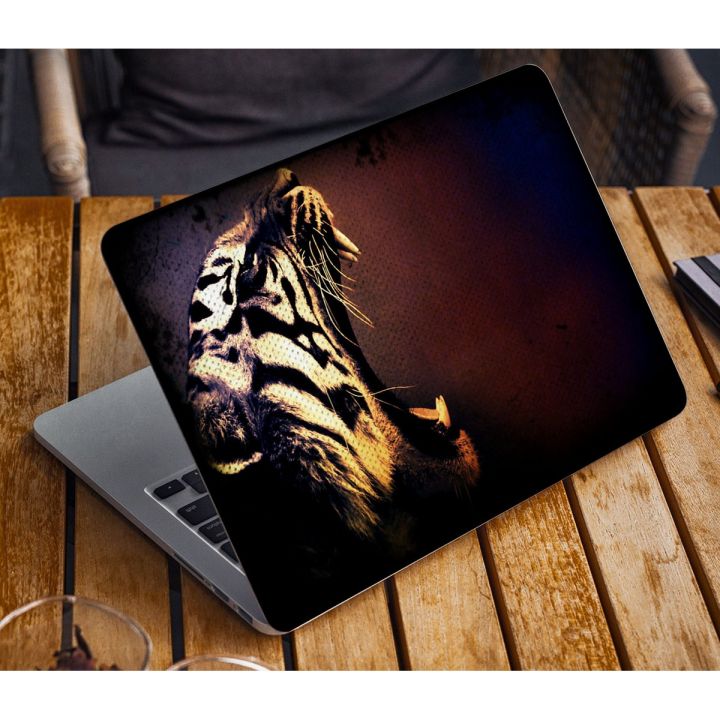3D Tiger HD Wallpaper Laptop Notebook Skin Sticker Cover Art Laptop Skin Fits 13.3" 14" 15.6" 16"