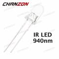 【Universal Car Parts Store】5mm Infrared IR LED 940nm Light Emitting Diode Lamp 20mA 1.45-1.65V mm Water Clear Lens 940 nm DIP Emitter. 
