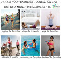 PREMIUM SPORTS Weighted Fitness Hula Hoop Abdominal Massage Ring For Aerobics And Gymnastics For Adults and Kids - 150 Grams - MultiColor. 