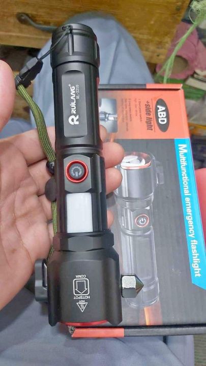 Waterproof%20Multifunction%20Laser%20LED%20Tactical%20Flashlight%20RL-2210%20With%201Km%20Range%20And%20Long%20Lasting%20Backup%20Torch%20With%20Power%20Bank%208800mAh%20Rechargeable%20Cell%20Included%20-%20Image%209
