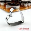 12 Pcs Set Stainless Steel Cookie Cutter Biscuit DIY Mold Star Heart Round Flower Shape cookies Mould Baking Tools. 