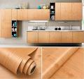 Crockery Mall 45CM x 200CM Wall Paper Waterproof Heat Resistant Self Adhesive Anti Oil Kitchen Wallpaper Marble Sheet for Kitchen. 