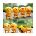 Emoji Smiley Face Dancing Toys For Car Dashboard Spring Shaking Head Dolls. 