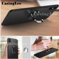 For ZTE Blade A52 Case Soft matte full Protector Shockproof Car Magnetic Holder Ring Phone Cover ZTE Blade A52 Phone cases. 