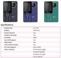 Qmobile E4 2025 -  2.4 Inch Display - 2500mAH Battery - Type c charging - Dual Sim - PTA Approved - Wireless FM Radio - Auto call recording - Bluetooth - 1 Year brand warranty. 