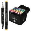 Dual tip broad and fine tip Alkoholic markers pack of 80 colours. 