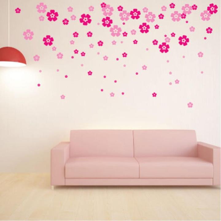 40 x Flower Wall Stickers Vinyl Art Wall Decals Wall Sticker