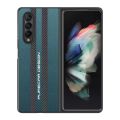 Applicable to Samsung Zfold4 Business Phone Case Huawei MateX 2S Foldable screen xfold Men's Plain Leather New. 