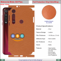 Motorola G Series, Full Back Protection Vinyl Skin/Wrap in variety of Textures and Colors for G5G, GPlay, GPower2, GPure, G4Play, G5Plus, G6, G8Plus, G8PowerLite, G41. 