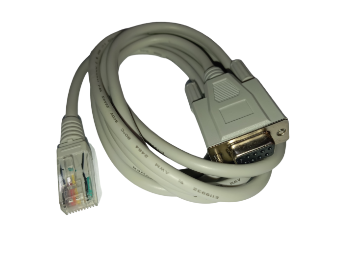 DB9 Female RS232 Serial to RJ50 Cable for Symbol Barcode Scanner | DB9 Pin to RJ50 (10 Pins) Brand New Genuine Cable