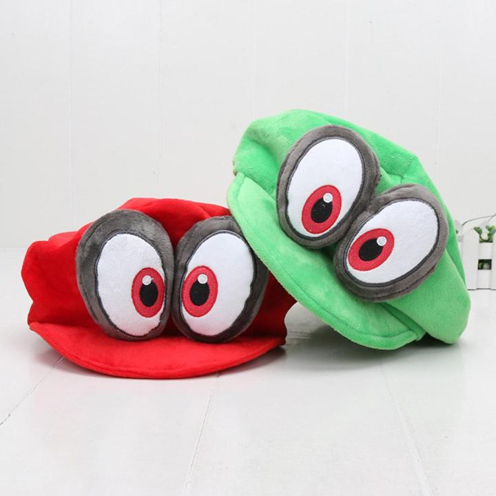 Super Mario Bros Odyssey Cappy Cosplay Cap Plush Hat