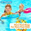 Adult Baby Swimming Ring 34 inch Neck Tube Ring Safety Infant Neck Float Circle For Baby Swimming Pool Bathing Inflatable Random colors NOTE random color will be delivered. 