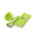 Miracle Peeler 2 In 1 Julienne Peeler Mandolin Vegetable Slicer Cutter Chopper. 