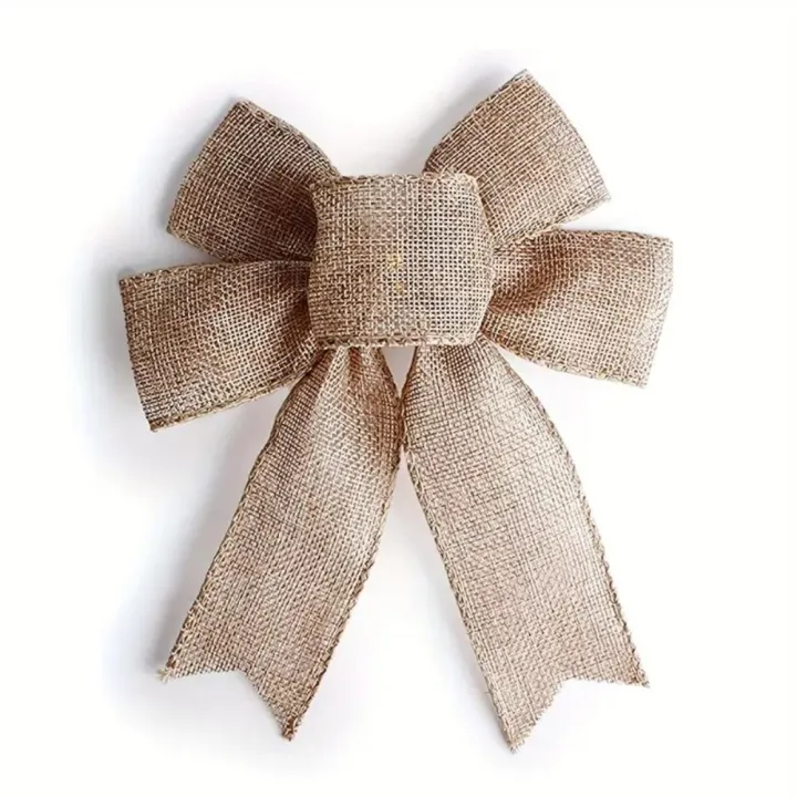 DecoMesh Works Jute Burlap Decorative Bows