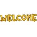 WELCOME FOIL BALLOON ( 16 INCH ALPHABET SIZE ). 