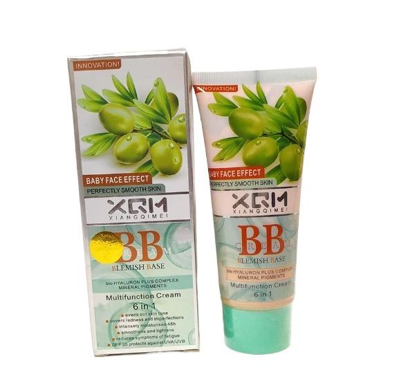 XQM BB Blemish Base Multi-function 6 in 1 Olive Cream – 65 ml