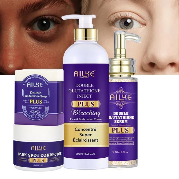 AILKE Premium Skin Lightening Cream - Dark Spot Corrector for Uneven Skin Tone - Face, Body, Underarm, Knees, Elbows,