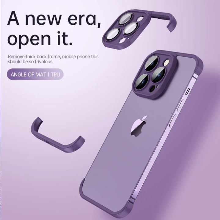 【NShisasN】Luxury Corner Pad Soft Silicone Edge Protective Case for iPhone X 14 Plus 13 12 11 Pro Max With Lens Protection Shockproof Cover