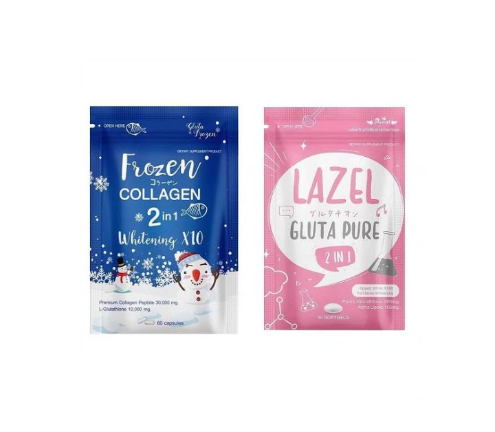 Frozen Collagen x Lazel Gluta