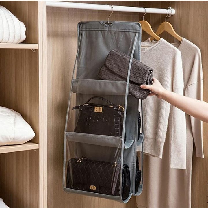 Double%20Side%20Transparent%206%20Pocket%20Foldable%20Hanging%20Handbag%20Purse%20Storage%20Bag%20Sundry%20Tidy%20Organizer%20Wardrobe%20Closet%20Hanger%20-%20Image%202
