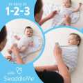 ZERI & MERI High Quality Super Soft Summer  Newborn Baby Infant Swaddle Wrap Sheet 0-3 month(Random Colore). 