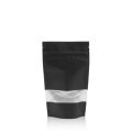 20x30 cm food Grade Black Almunium standup pouches with window  50pcs/Lot. 