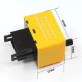 8-Pin 81980-50030 Speed Adjustable Electronic LED Flasher Assy Relay Fix for Lexus Scion LED Turn Signal Light Bulbs. 